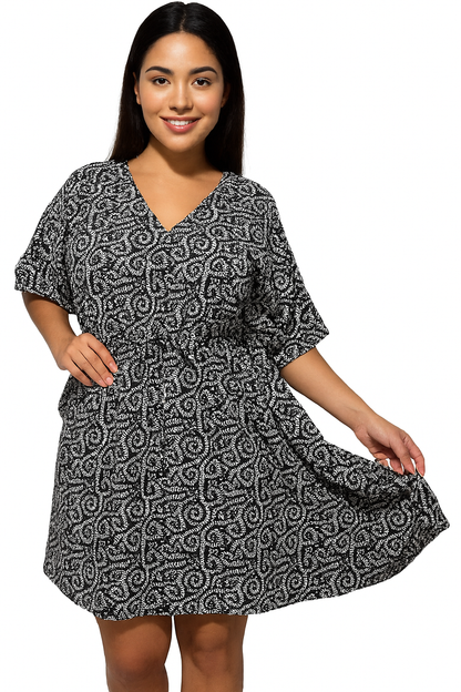 Vestido Estampado de Dama KT136