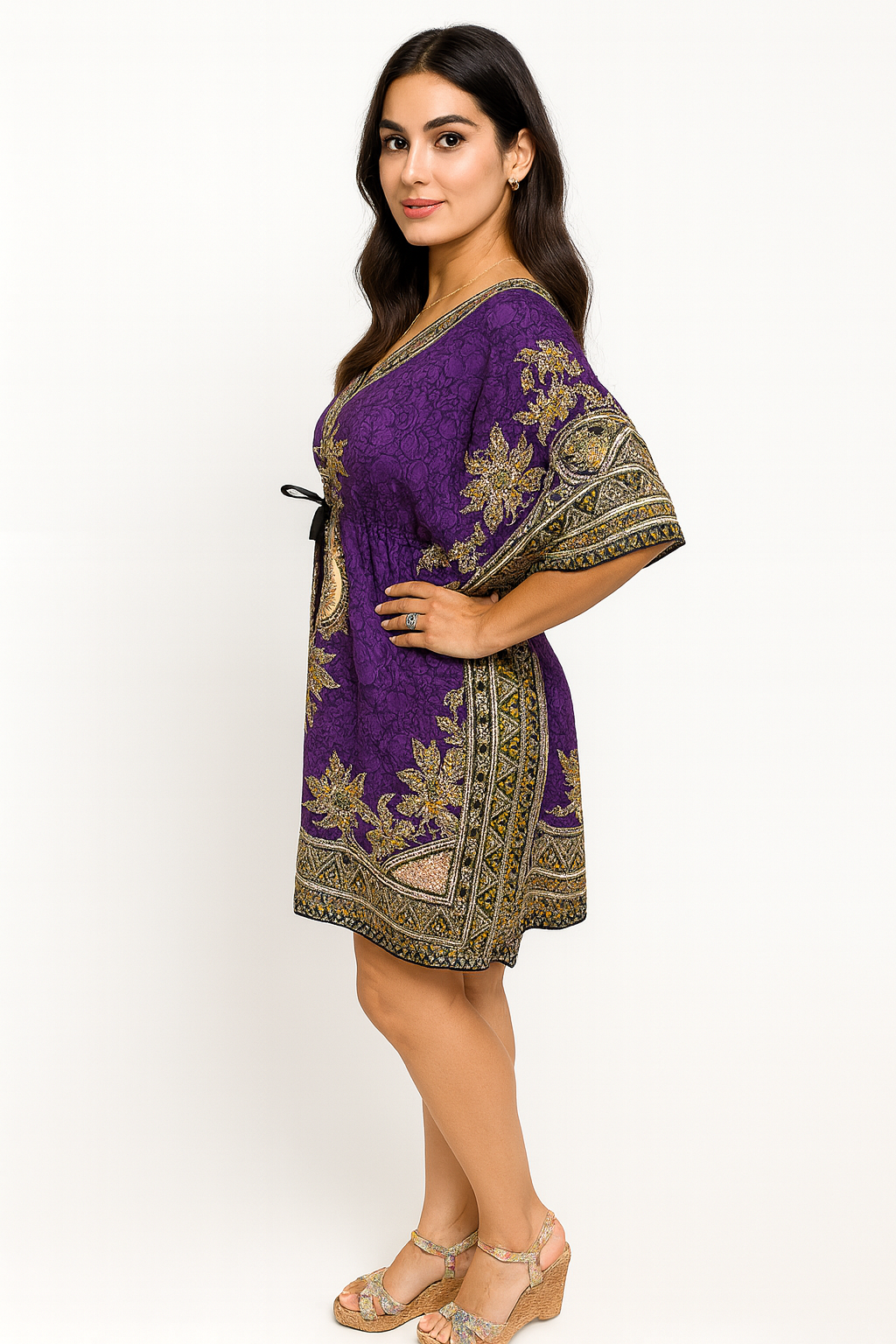 Vestido Estampado de Dama