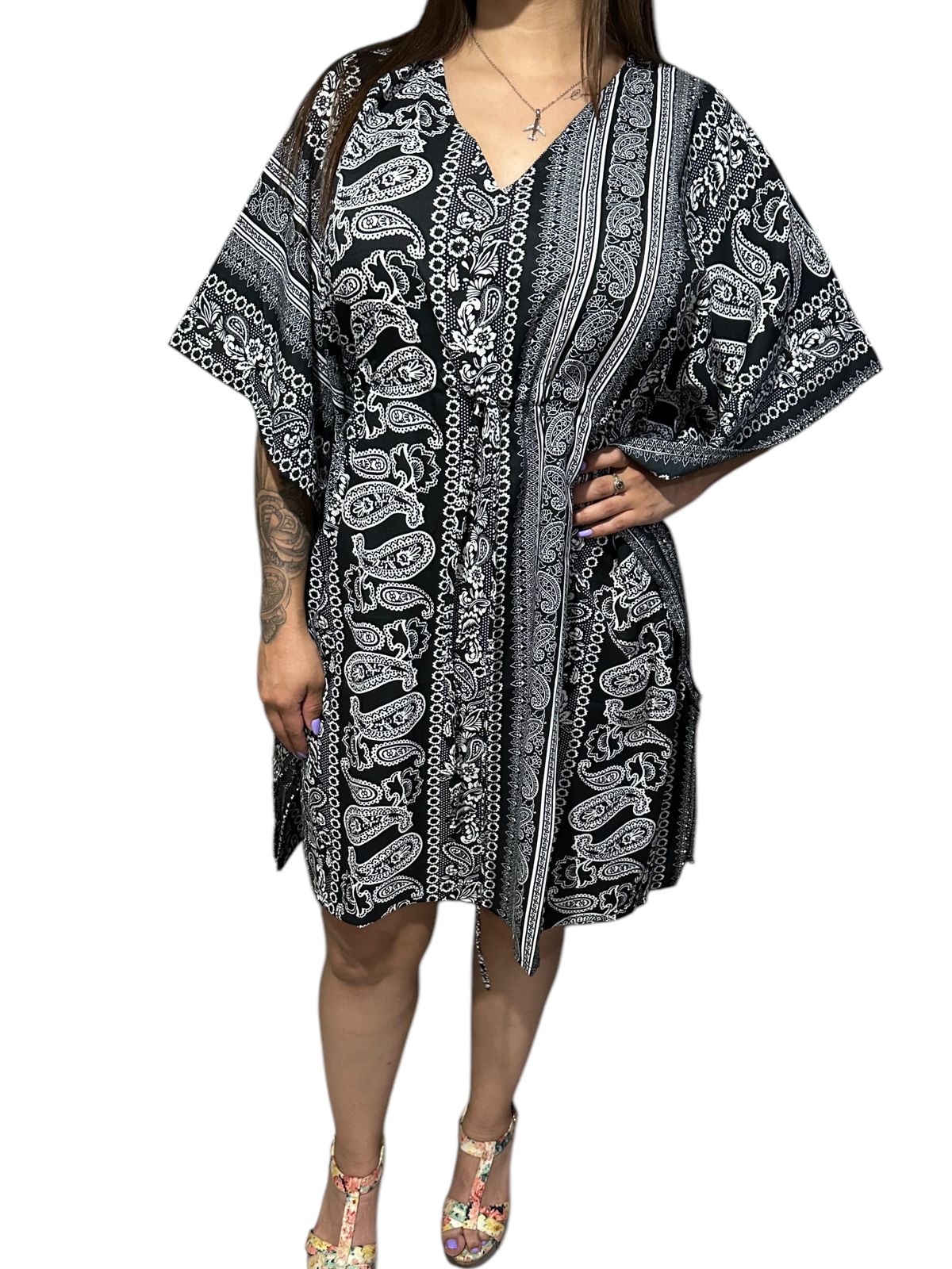 Vestido Estampado de Dama KT136
