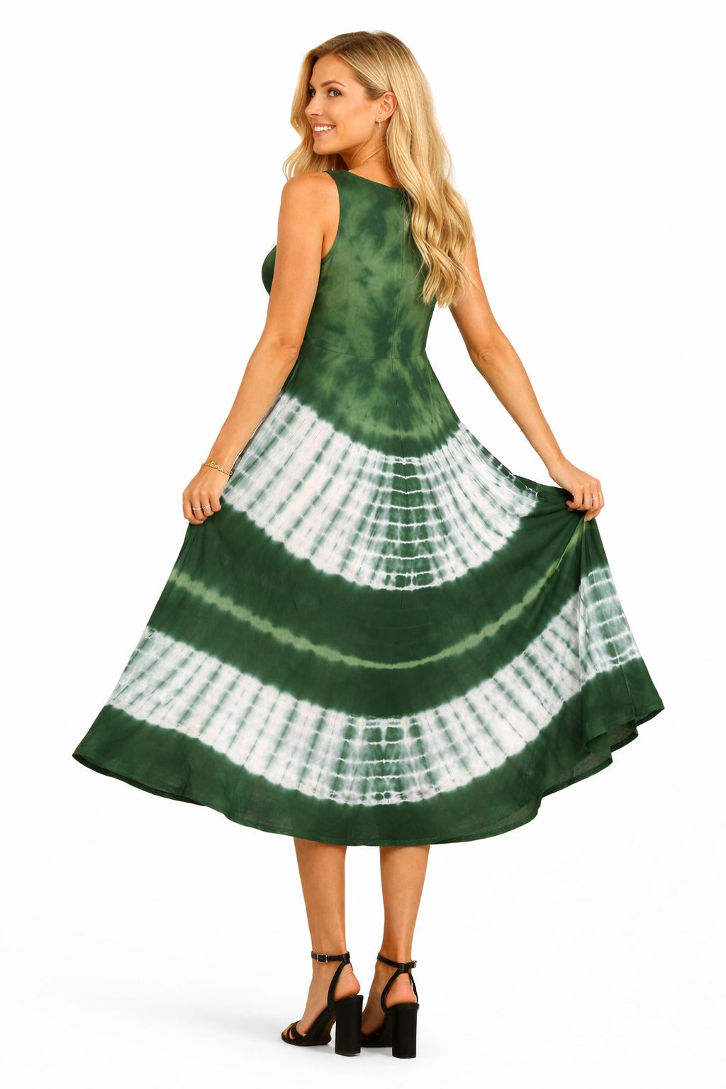 Zoya Green Multicolor Floral Print Dress