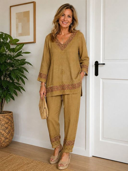 Conjunto Stella Mostaza