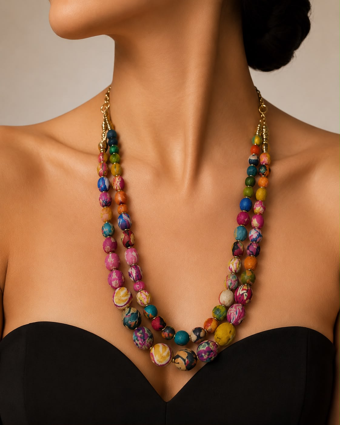 Collar raíces de color