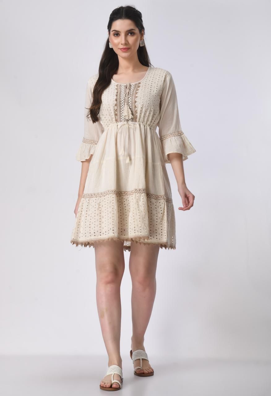 Vestido Aurora Beige