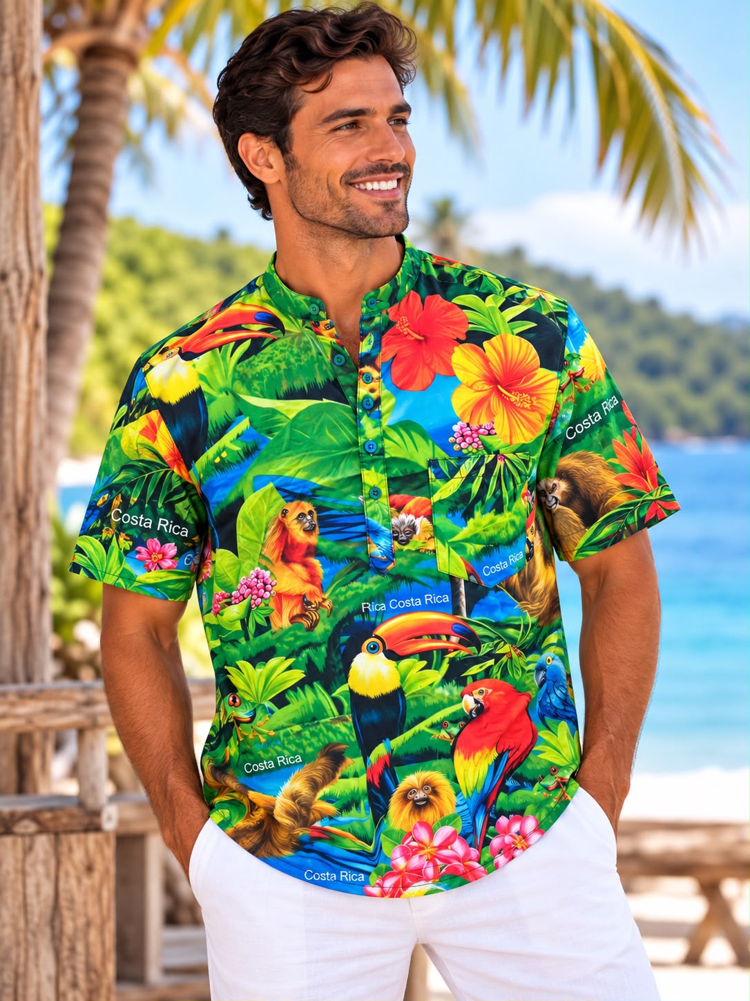 Camisa para Hombre Selva Tropical