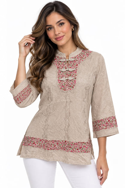 Blusa Gulab Rosé