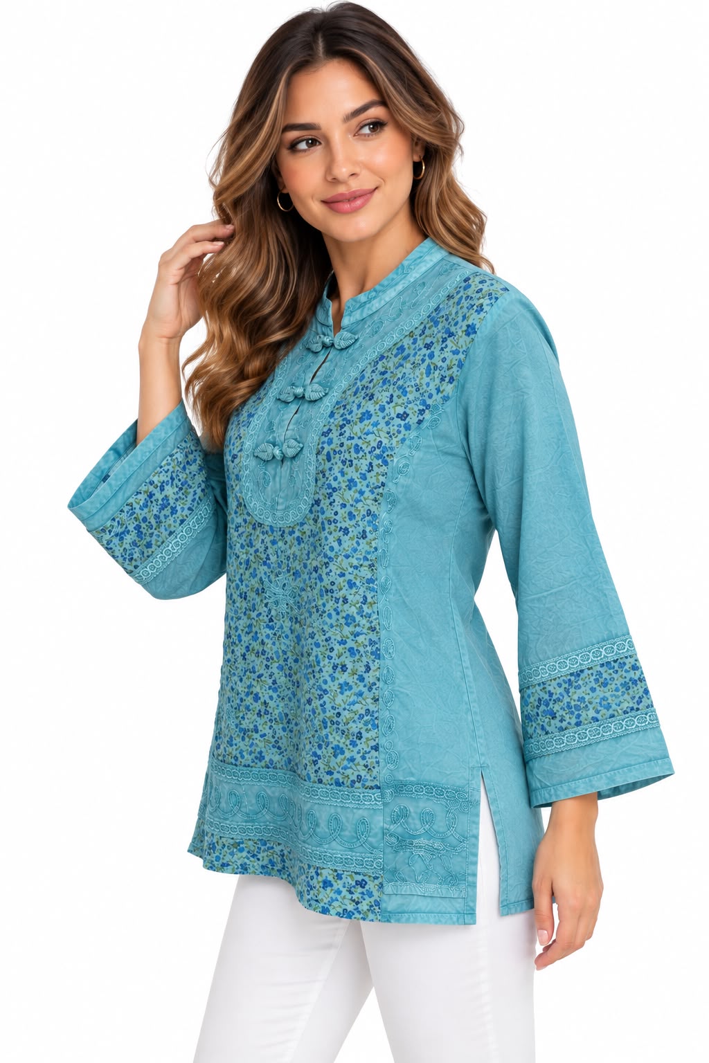 Blusa Turquesa Jaipur