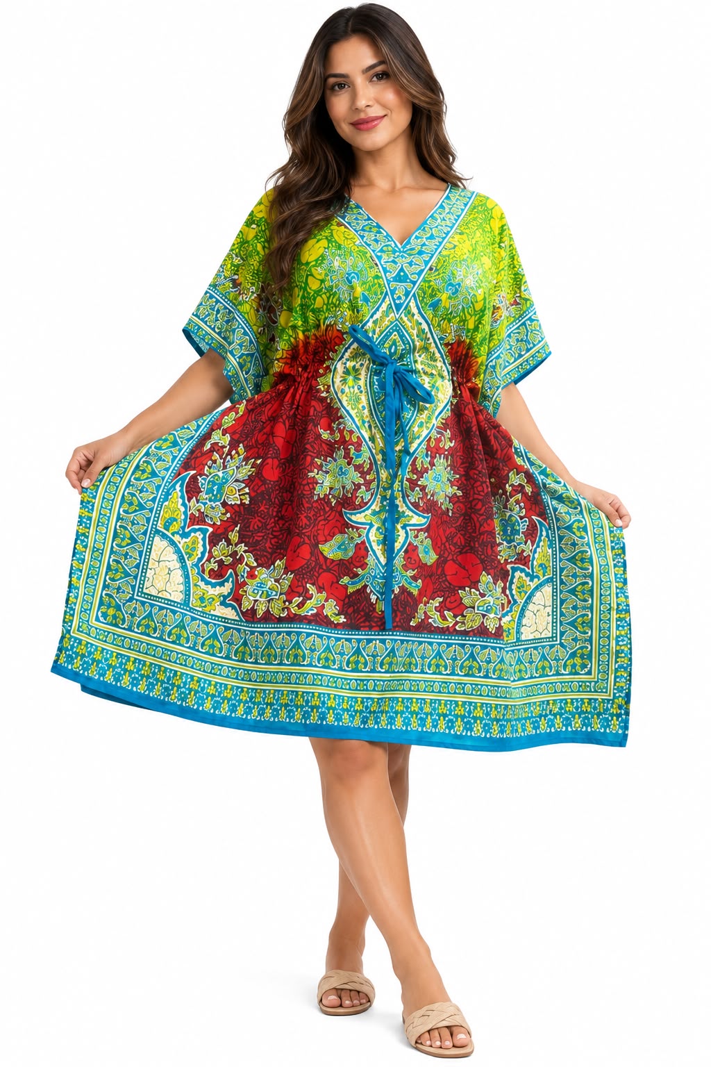 Vestido Estampado de Dama
