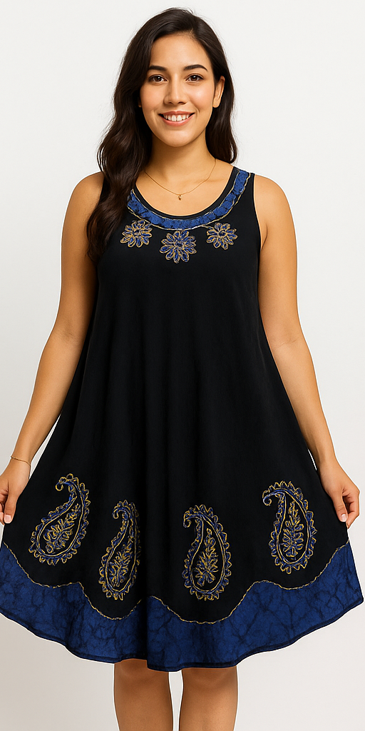 Vestido Estampado de Dama