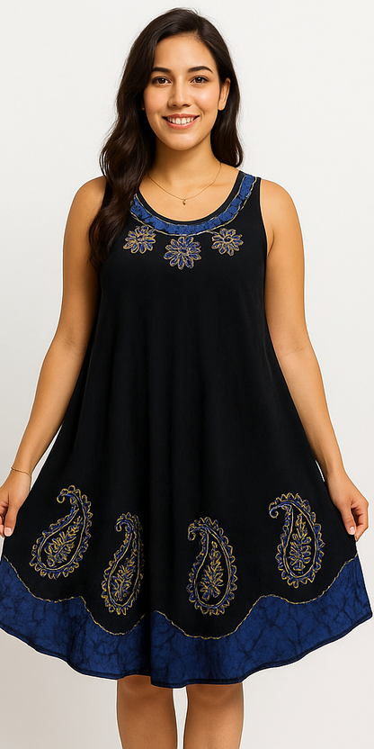 Vestido Estampado de Dama