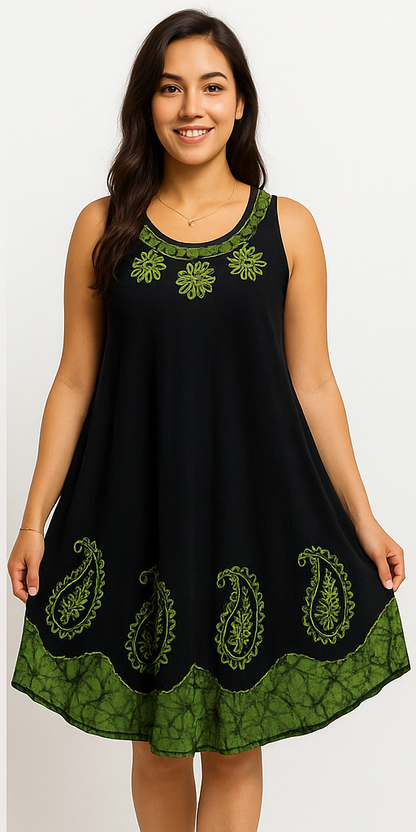 Vestido Estampado de Dama