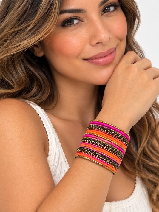 Pulsera Fuego y Oro