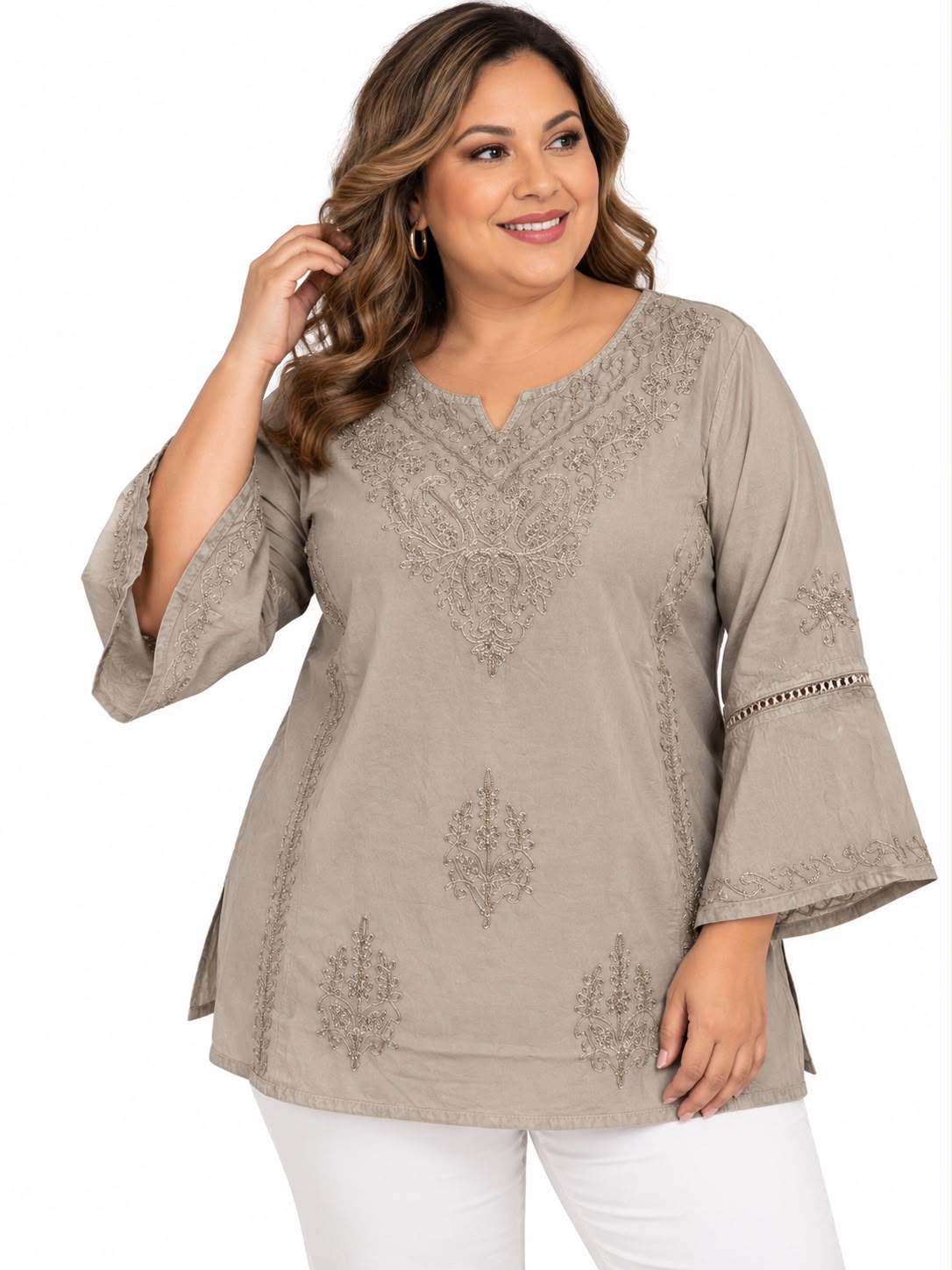 Blusa Elegance Kashmir PLUS