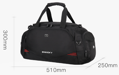 Maletin Bolso de Entrenamiento y Gimnasio Swicky Negro