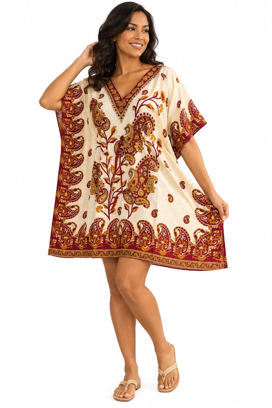 Vestido Estampado de Dama