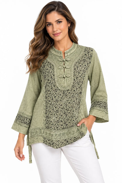 Blusa Olive Kashmir