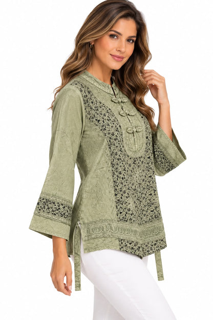 Blusa Olive Kashmir