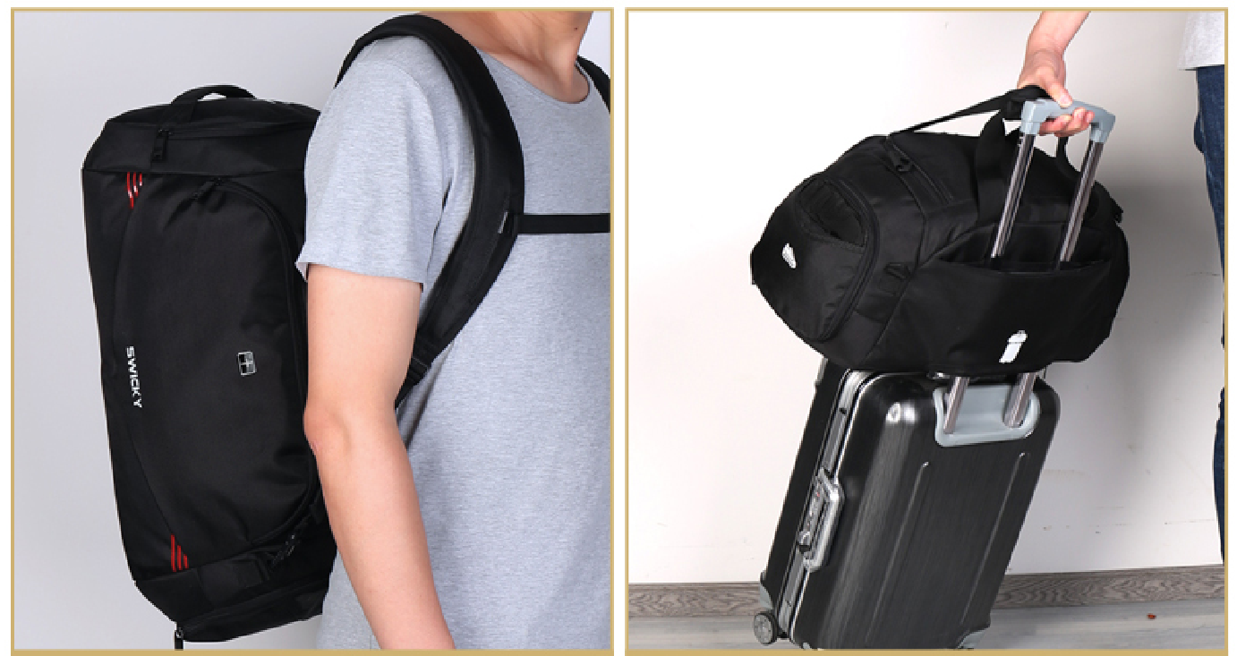 Maletin Bolso de Entrenamiento y Gimnasio Swicky Negro
