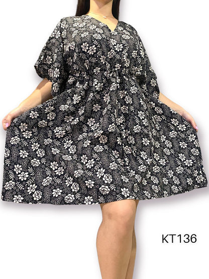 Vestido Estampado Salida de Playa para Dama KT136